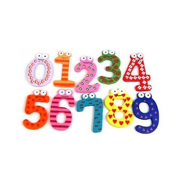 Funky fargerike magnetiske tall Tre pedagogiske leker for barn