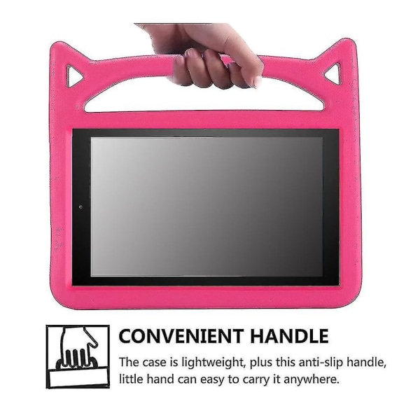 Stötsäkert case Flexibelt cover med handtag Stöd för brand Hd-10 Tablet