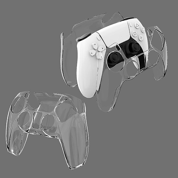 1~10 stk. Fuldt Omsluttende Gamepad Gennemsigtig Sort Ultra Tynd Etui Nem Opladning