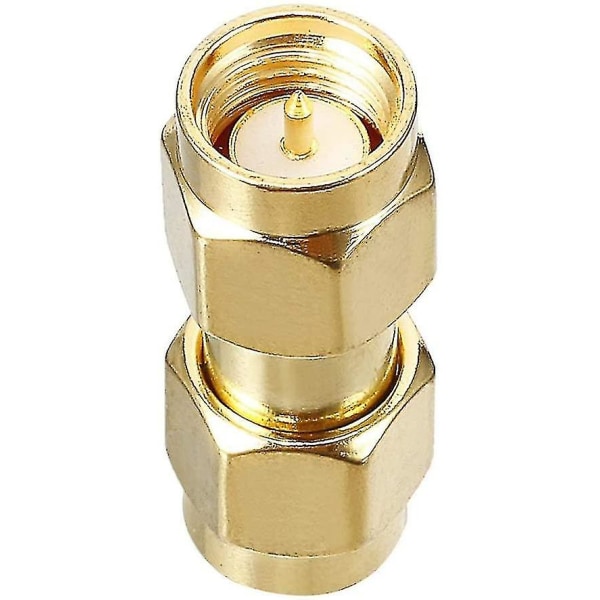 Koaksiaalinen Rf-sovitinliitin Sma-koaksiaaliliitin Sma-uros Sma-urokseen (5 kpl)