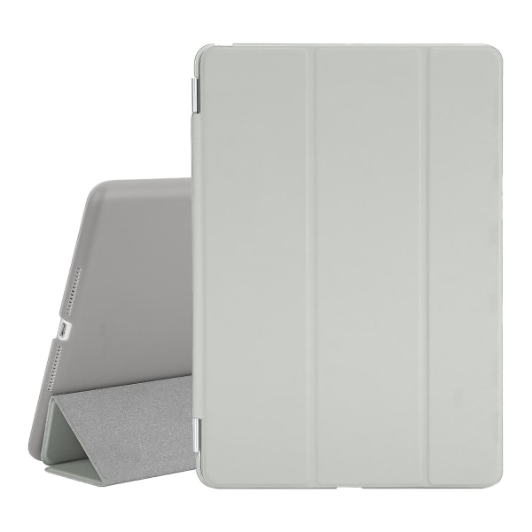 Smart Magnetic Stand Læder Taske Hard Back Cover Til Apple Ipad 2017 9,7" Gery