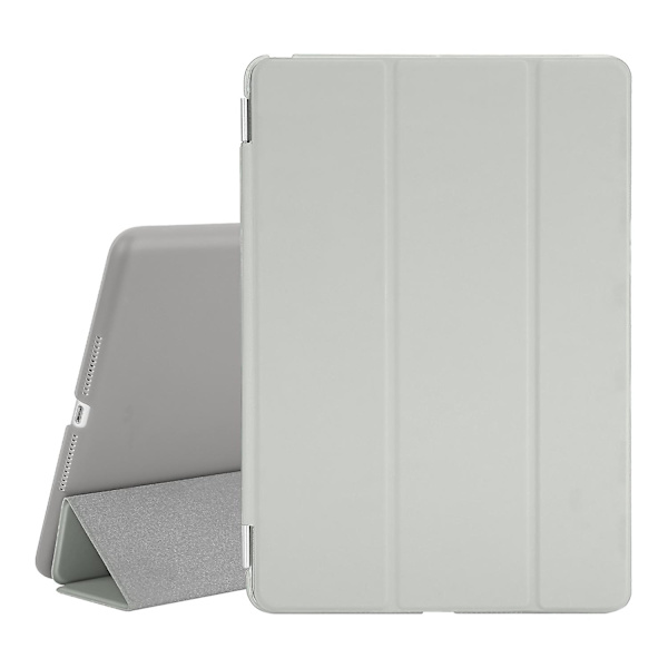 Smart magnetisk stand læder etui hård bagside cover til Apple iPad 2017 9.7\" Gery