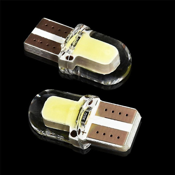 10 st LED T10 W5W COB SMD Canbus Ljusvita Registreringsskyltlampa & 1 st W3t19371 HID Xenon D2S D2R