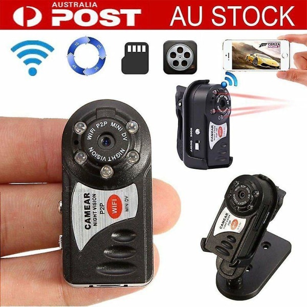 Mini Wireless Network Wifi Ip Camera Security Nanny Spy Hidden Night Vision Cam.