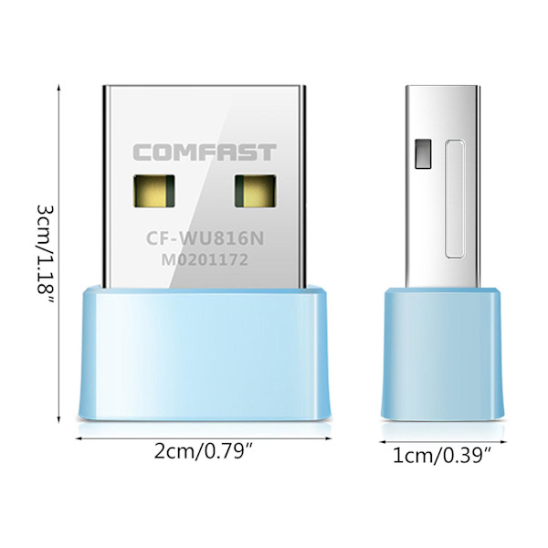 Cf-wu816n Gratis drivrutin Usb Wifi-adapter för PC 150mbps Wifi Dongle 802.11b/g/n