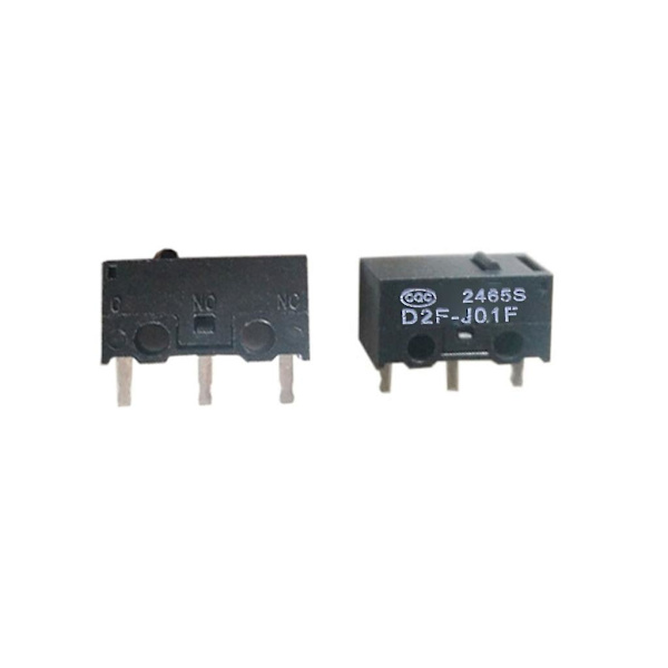 10 kpl D2f-j01f Musta Piste Musta Kuorelle Hiiri Mikrokytkin 3-pin