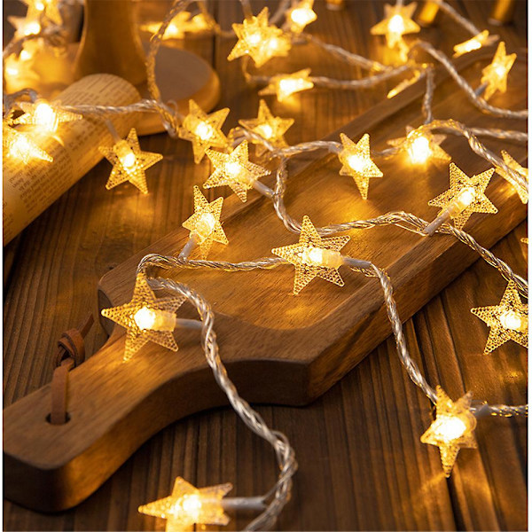 Juletrær Snøfnugg LED Lysstreng Banner Julepynt 2023 Til Hjemmet Navidad Julepynt Lys Nyttår 2024 tree snowflake1 1.5m 10led