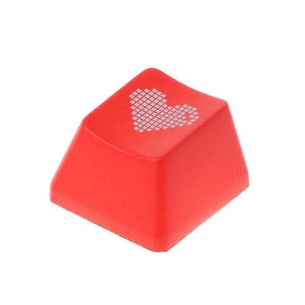 Red Love Heart Pattern Keyboard Keycap Mekanisk Enter/esc Key Cap Hat For PC Datamaskin Notebook Bruksrekvisita