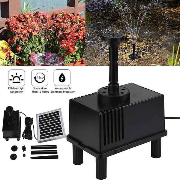 Solcelled Fuglebadsfondænspumpe til Pool, Have, Akvarium