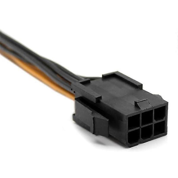 2-pakks Grafikkort 6-pins til 8-pins PCIe Adapter Strømledning (GPU Videografikkort Strømledning)