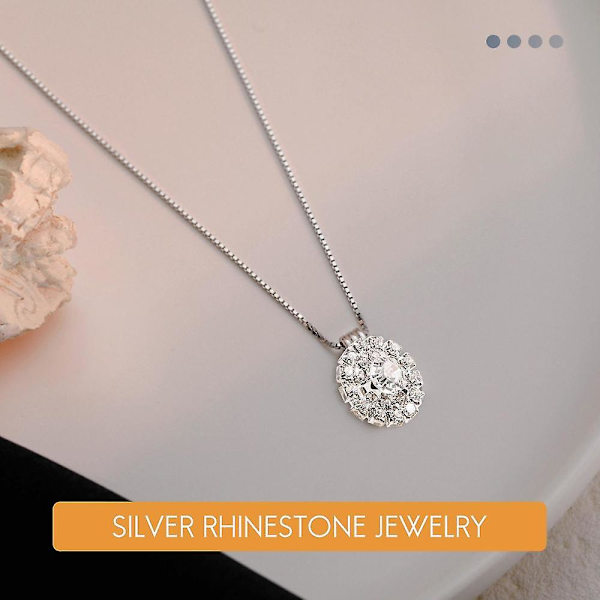 50 stk Rhinestone Pynt Flatback Smykker Blomst Krystal Knapper Tilbehør Til Diy Brude Bouquet