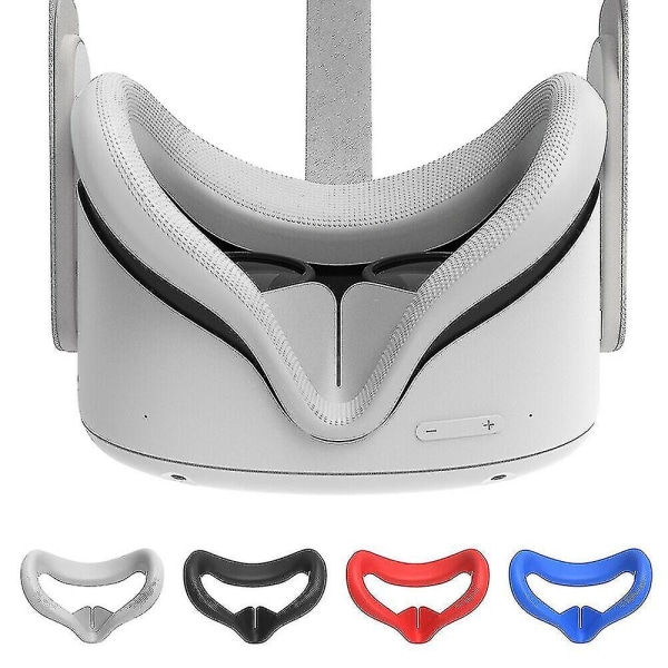 For Oculus Quest 2 Tilbehør Vr Headset Face Silikontrekk Pute Myke Pads