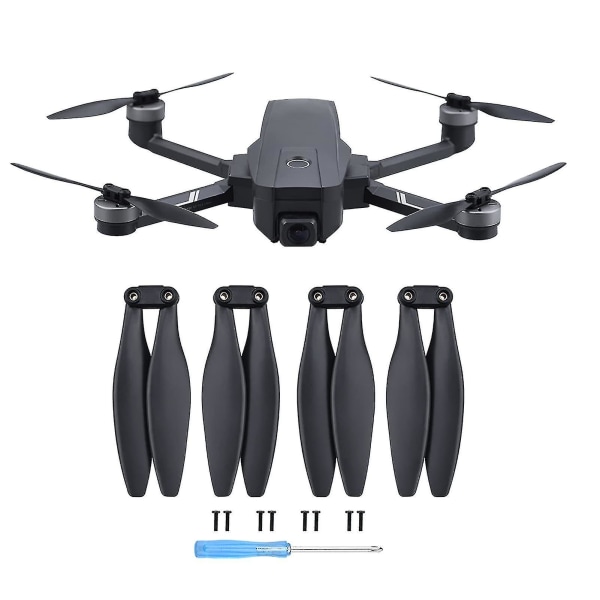 Alg Drone Propeller - Foldbare Propellerblade til Drone - Reservedele Kompatibel med Holy Stone Hs720/hs720e Drone