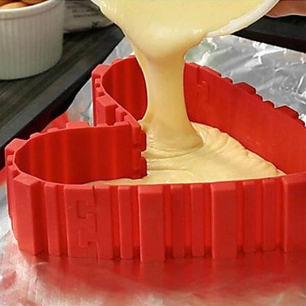 4 stk./sæt silikone magisk fleksibel slange kageform DIY multiform bagning værktøjer