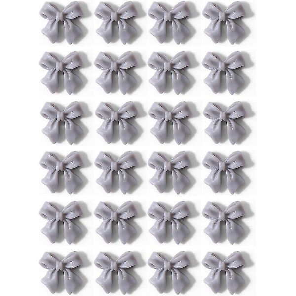 3D Fjärilsrosett Nagelcharm för Akryl Resin Flatback Nagelkonst Design, Fjärilsnagelcharm, Färgglada Rosettnageltillbehör för DIY Manikyrtips DIY Hantverk