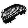Forreste Nyre Grill Hættegrill til Seat Leon (blank sort)