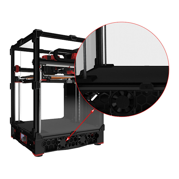 For Dc Børsteløs 24v Coolig Fan For Voron Skriver Bunn 6020 Hylslager Blo