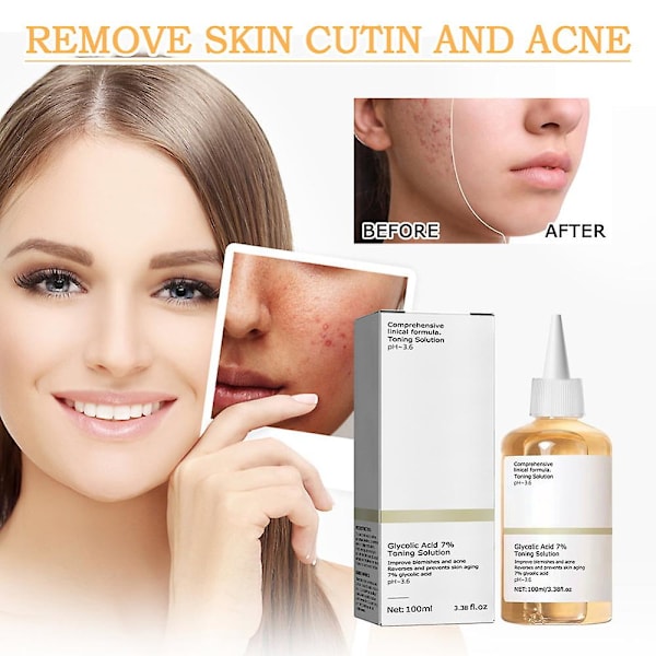 3 st Glycolic Acid 7% Toning Solution 100ml