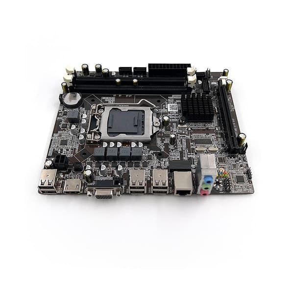 H55 Moderkort LGA1156 Stöder I3 530 I5 760 Serie CPU DDR3 Minne Moderkort+i3 530 CPU+SATA C