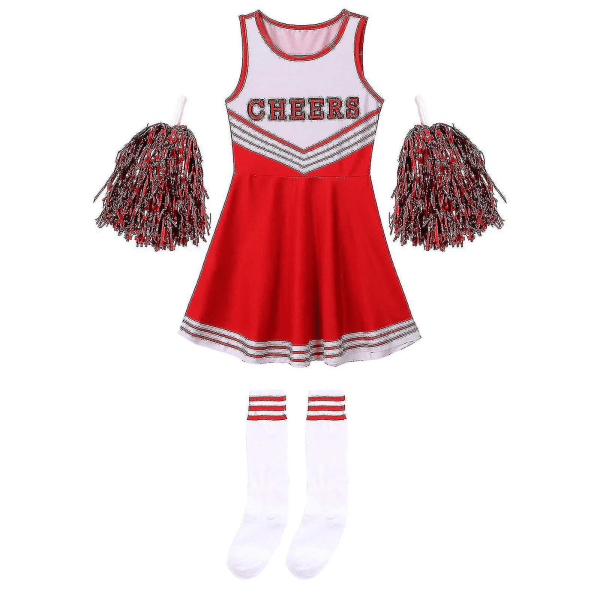 Cheerleading uniformer for jenter, danseuniformer for barn