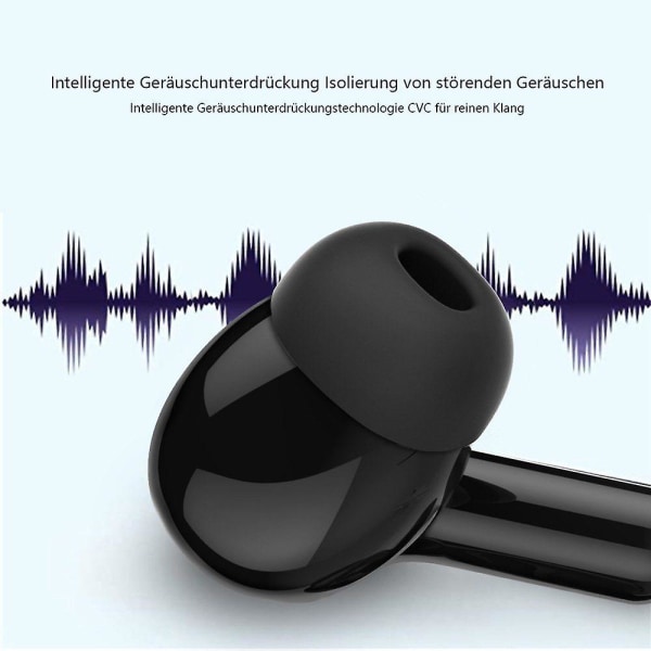 Brusreducerande in-ear-hörlurar Trådlösa Bluetooth hörlurar