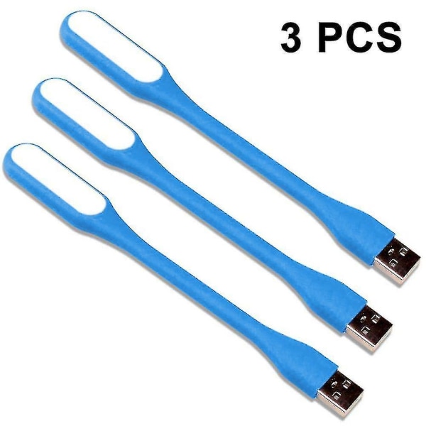 Mini USB LED-lys, bærbar tastatur blå USB-lys