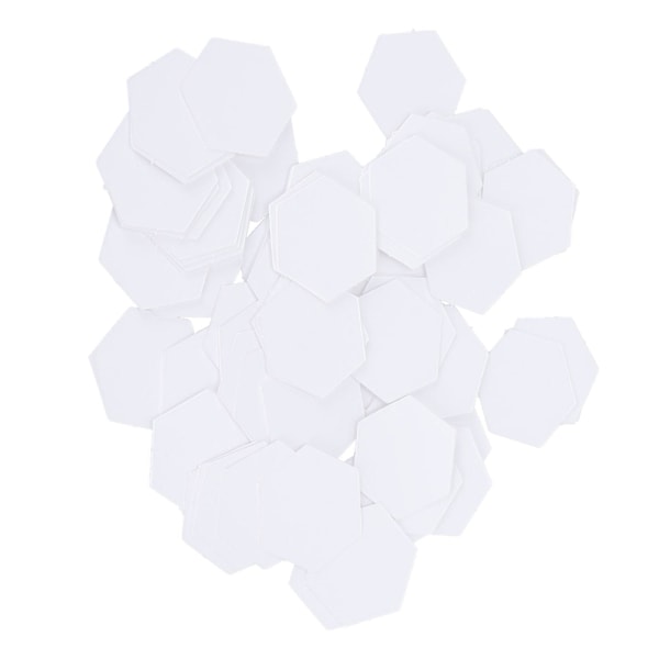 100 stk PatchWork-mal Hex Papir Modellbrett Quilting Sy Håndverk DIY Søm Verktøy (22mm Hex)
