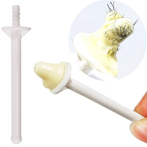 100 kpl kauneustarvikkeet työkalut nenäkarvojen poistaminen nenäkarvojen karvaton voi-papu nenähiusten vahapuikko