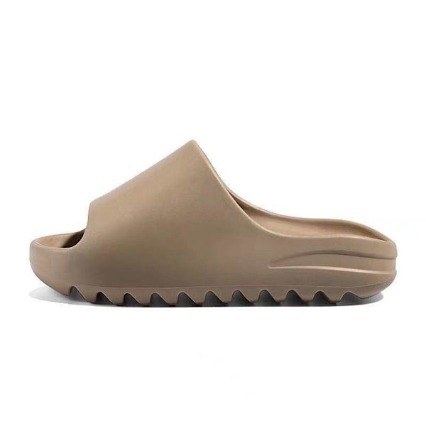 EVA-tossut naisille kesällä, paksu pohja, liukumattomat ja kulutusta kestävät, yeezy-tyylikkäät tossut miehille coconut white 36-37