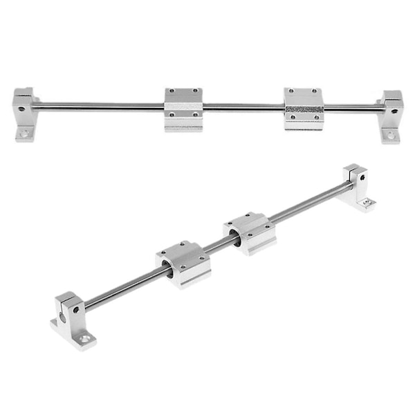 400mm helt gängad stång T8 blyskruv med mutterkit för 3D-skrivare/CNC-maskiner