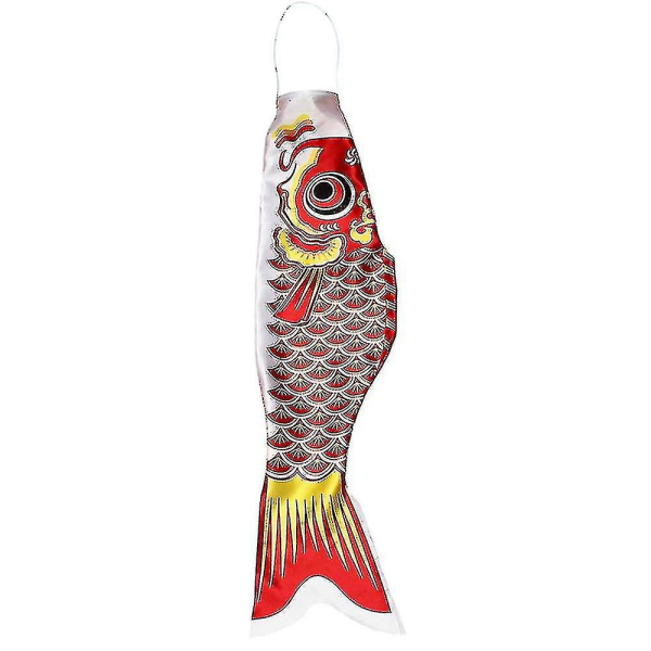 Kuuma 70cm japanilainen karppispray Windsock Streamer Fish Flag Koinobori Kit-koko, väri100cm punainen