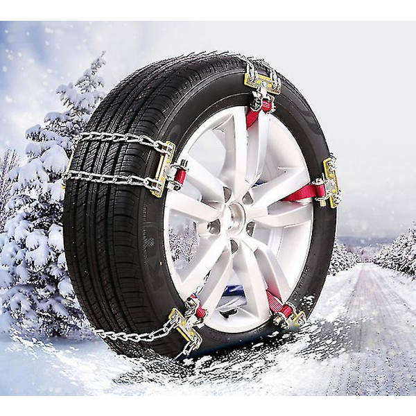 Ourdoot Nöd Hjul Däck Snö Anti-halk Kedjor För Bil Motorfordon Däck Tillbehör