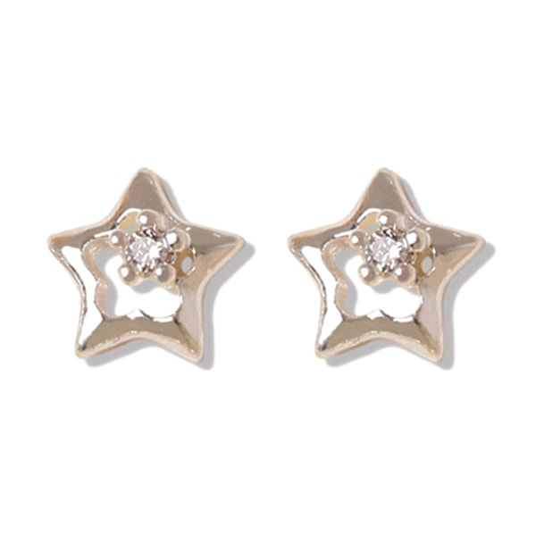 2 st legering nagel strass kristall stjärna rosett nagelkonst berlocker glänsande nagel smycken 2916