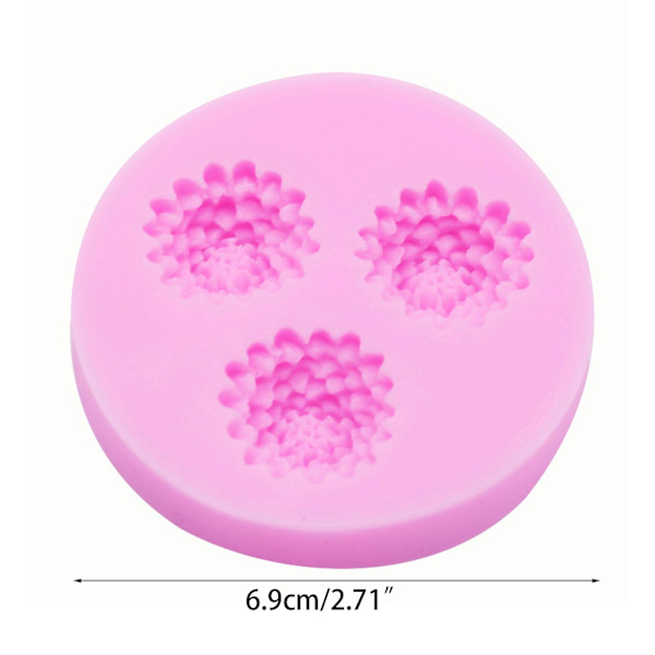 3d Liten tusensköna blomma form godis formar polymer hantverk konst diy formar kök