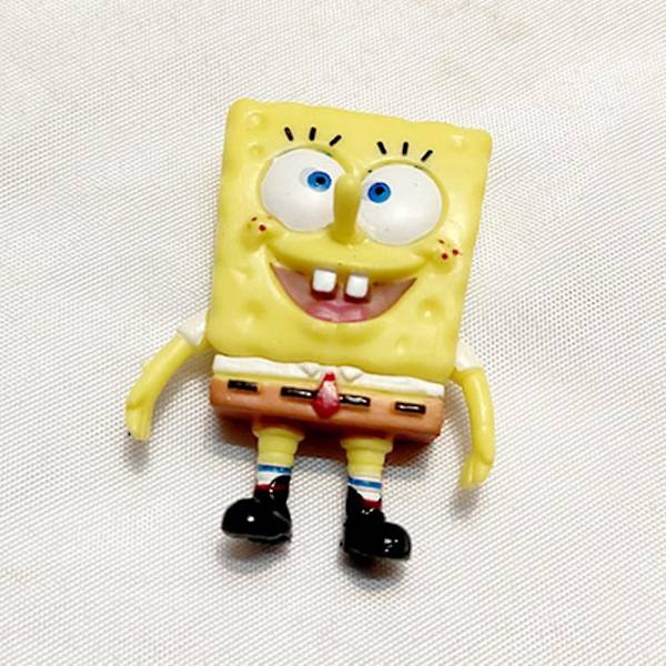 6 stk Spongebob Squarepants Figurleker Modell Mini Figurer Sett Kake Topper Dekorasjonstilbehør Barn Gaver