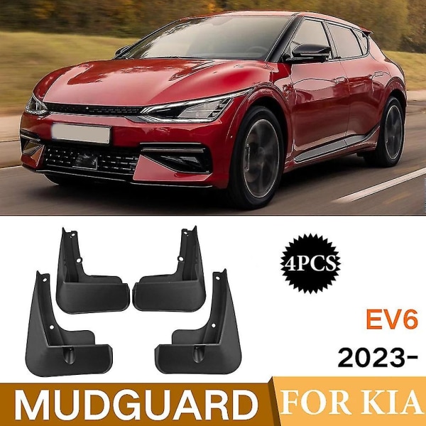 4pcs High Quality Car Fenders For Kia Ev6 2023 Mudguard Fender Splash Guard Front and Rear Wheel Fen