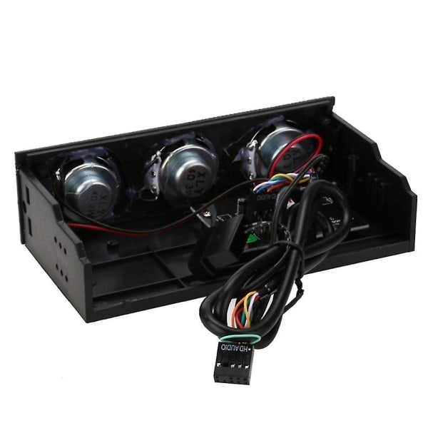 5,25 tum Stereo Surround Högtalare PC Frontpanel Case Inbyggd mikrofon Musikhögtalare