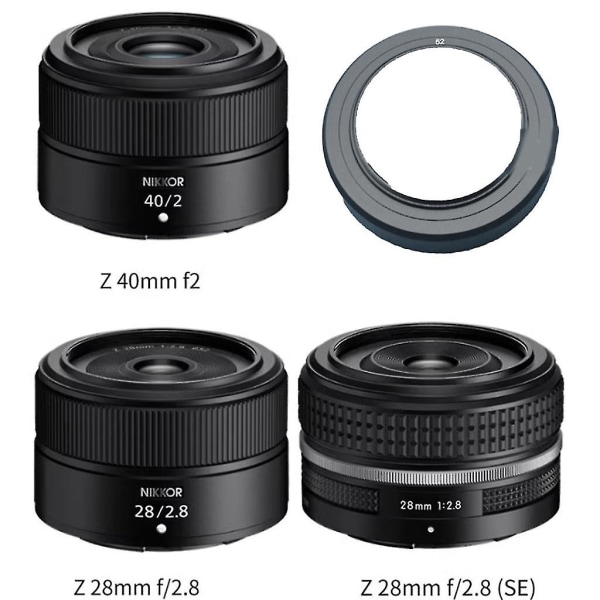 Professionel Hf-52 52mm Objektivmod til Nikon Z28mm F2.8/z40mm F2 Objektiv