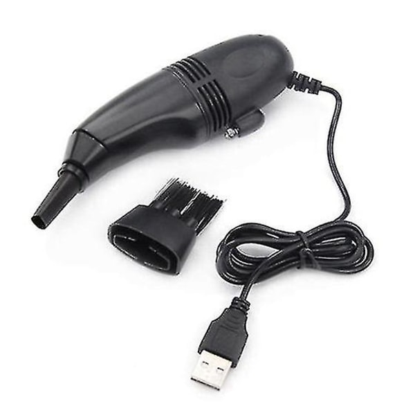 Mini USB tyhjiönäppäimistön pölynpuhdistin kannettavalle tietokoneelle - Perhetoimistotietokoneen näppäimistön puhdistin työkalu-musta