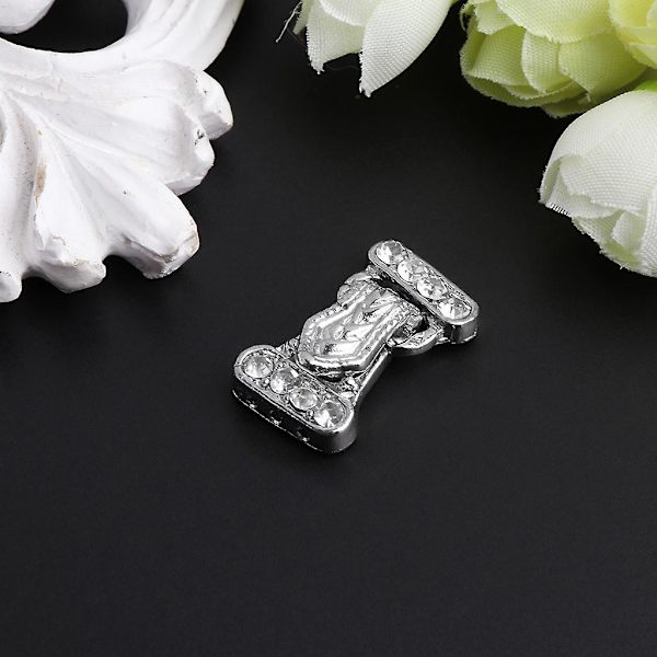 5 st/set 24x14mm Magnetiska Smyckeslås 3 Strängar För Strass Smycken Accesso