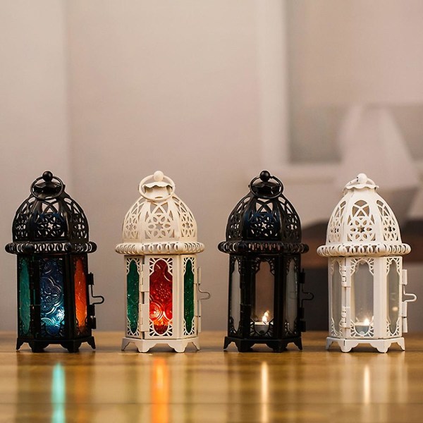 Marokkansk smijernsglass lysestake Creative Home lysestake Lantern Decor Wind