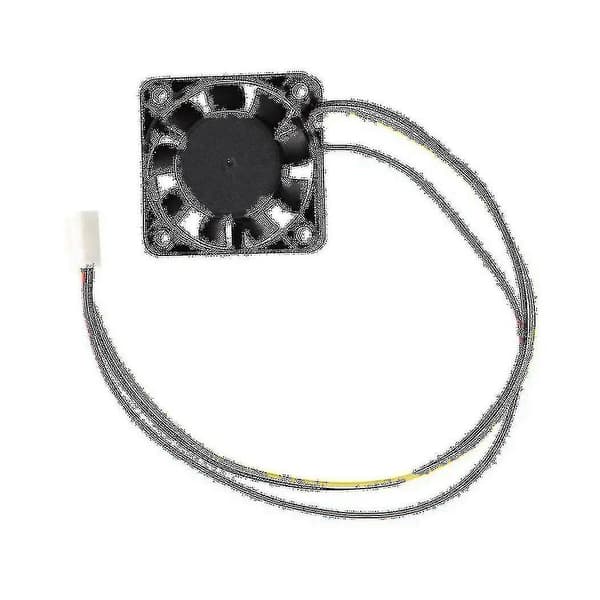 8 stk. 3-bens 40mm firkantet pc-computer køleventilator DC 12V sort