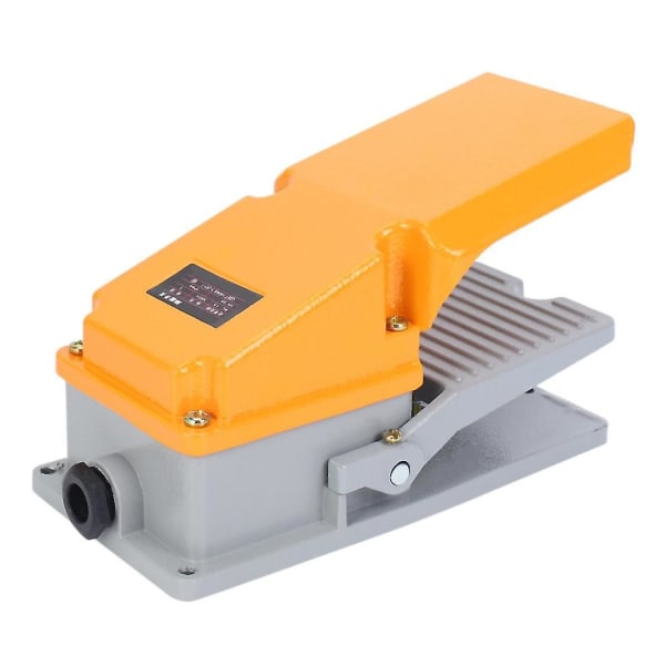 Lt4 Fotbryter Aluminiumskasse Tredle Pedal Switch For Machine Tool Control Sølvkontakt