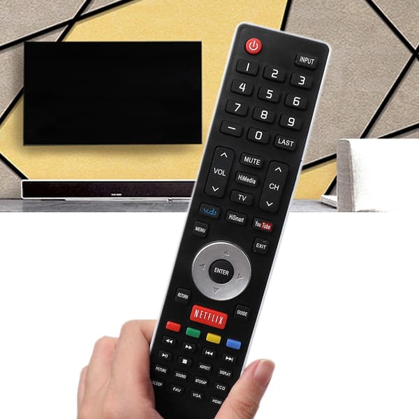 Fjärrkontrollersättning för Hisense En-33926a En-33925a för Smart Lcd Led Tel