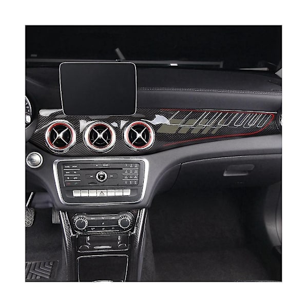 Instrumentbræt Panel Center Panel Trim Air Conditioning Panel Ramme Bil Til 2013-2017 Gla Cla