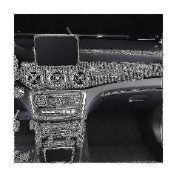 Instrumentpanel Center Panel Trim Luftkonditionering Panel Ram Bil För 2013-2017 Gla Cla
