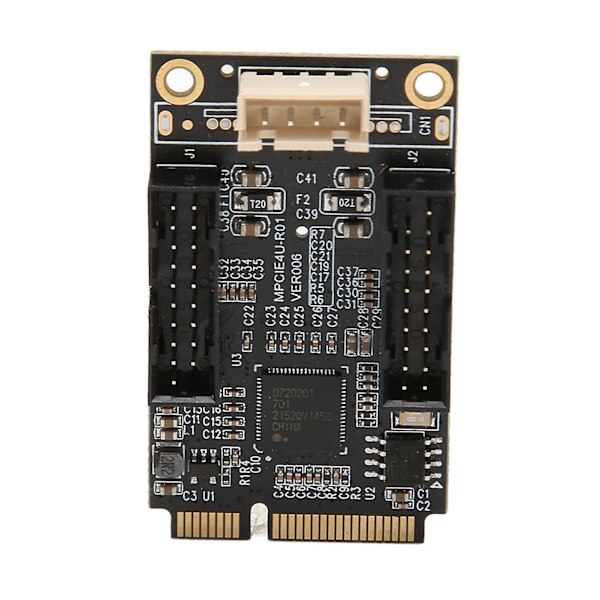 Mini PCIE - USB 3.0 -kaksois 19PIN -etupaneelikortti - 5 Gbps hot swap Windows XP/2003 ja OS X 10.8+