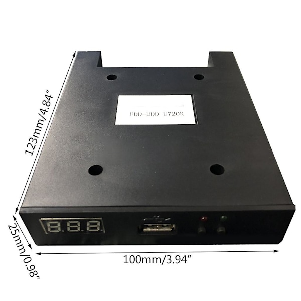 Usb Floppy Disk Reader Drive 3.5in Intern Bærbar 720kb Fdd Diskette Drive