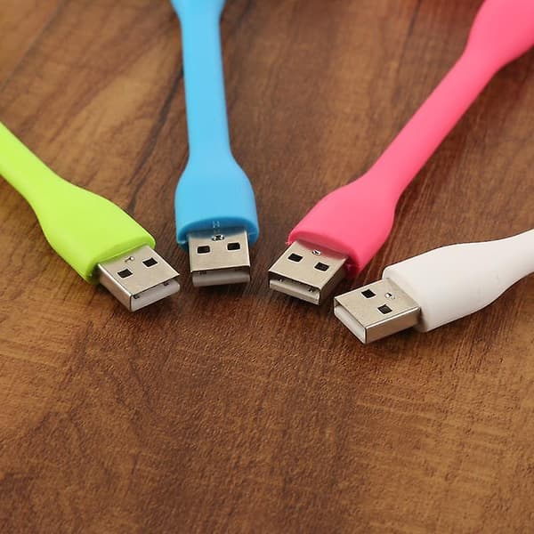 4 Farger Bærbar Mini Fleksibel Bøybar USB-Vifte Og USB-Gadgets Hånd