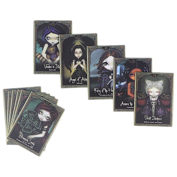 Tarot-kortit Englanti 45 kpl - Kohtalon ennustaminen Ohjausta kokoontumisjuhliin Pöytäpeli